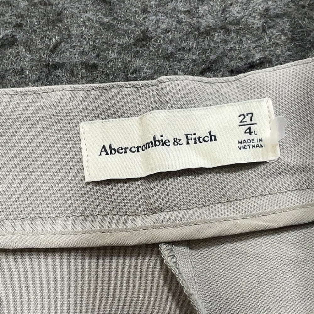 Abercrombie & Fitch Gray Wide-Leg Trousers - Picture 3 of 3